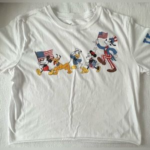 DISNEY Classic Parks USA Cropped Tee